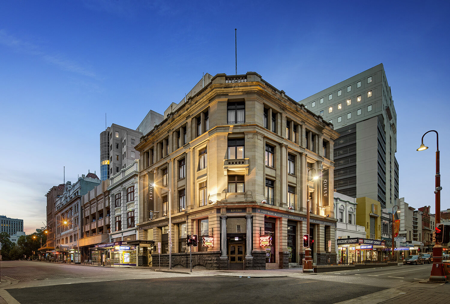 Aparthotel Quest Savoy Hobart Exteriér fotografie